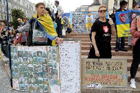 Dont Stay Silent! Captivity Kills rally in Kyiv